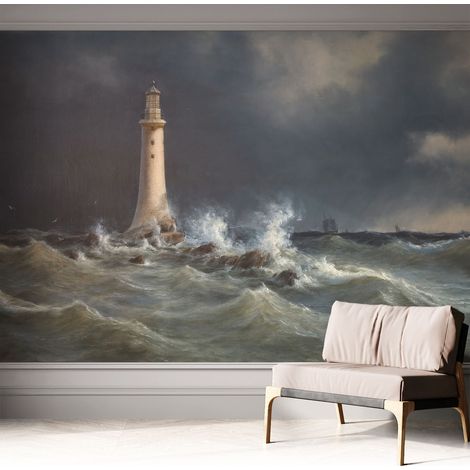 Fotomurale adesivo stickers - per camera da letto - per corridoio - decorazione casa moderna Tempeste marine 312x219 cm (1/5)