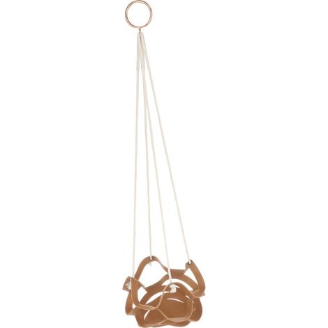 Suspension pour plante en macramé avec plusieurs couches de cuir, couleur M (1/5)