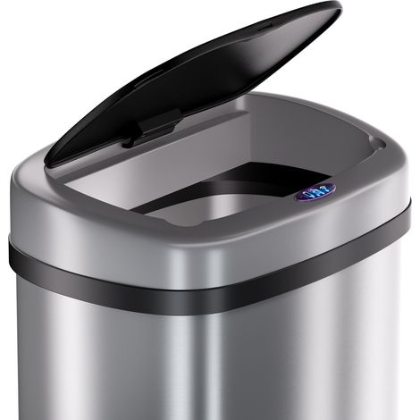 Sensor Trash Can, 58L Stainless Steel, Motion Sensor (1/5)