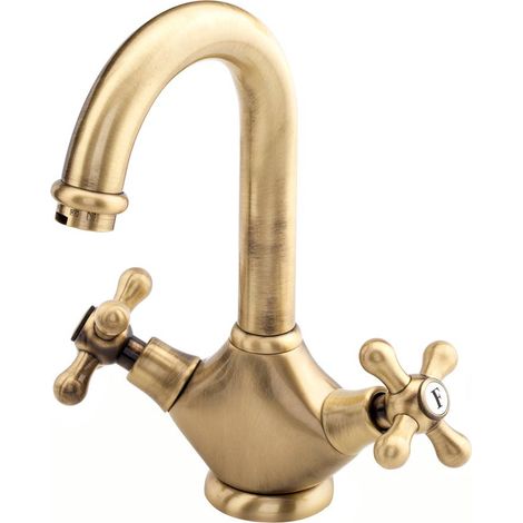 galindo 1929 6205340 grifo de lavabo bimando envejecido bronce (1/2)