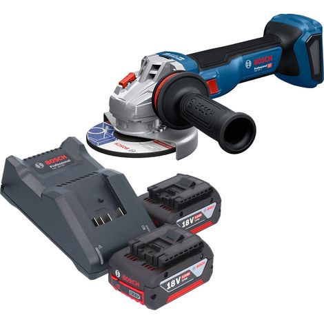 Bosch GWS 18V-11 Professional Meuleuse angulaire sans fil 18 V 125 mm + 2x batterie 4,0 Ah + chargeur (1/5)