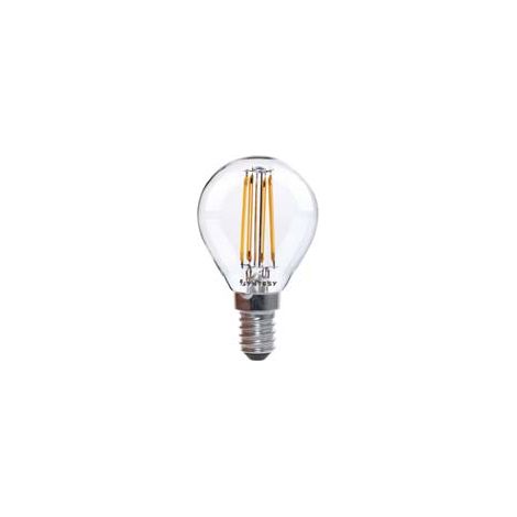 LAMPADA FILO LED SFERA CHIARA E14- - 5w - E14 - 2700 °K calda - 470 lm - cl. en.E - 10 pezzi SYNTESY