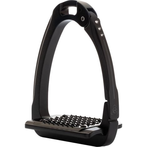 ACAVALLO Staffe Arena Aluplus 2.0 Swarovski TOTAL BLACK (1/3)
