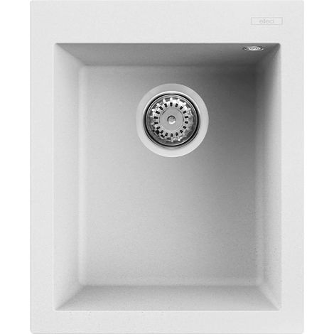 Lavello QUADRA 100 41X50 1 vasca WHITE 96 (1/3)