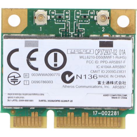 2,4-GHz-Mini-PCI-Express-WLAN-Netzwerkkarte mit 300 Mbit/s, hochkompatibler WLAN-Adapter