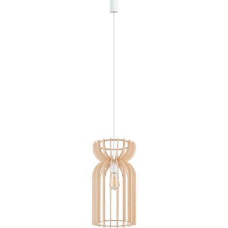 Nowodvorski KYMI A lampada a sospensione legno Ø26 E27 (1/4)