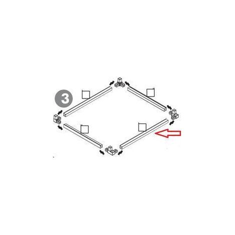 R PROFILO GRANDE  X BASE KIT COPRILAVATRICE RESINA 68X64XH88 CM BIANCO