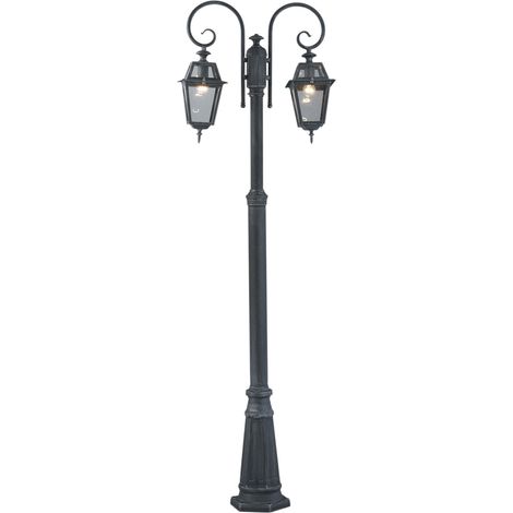 Paletto da Esterno Lampione H220 cm Bauer Milano Grigio