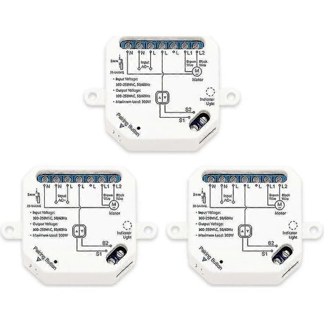 Module de commande intelligent Wi-Fi pour stores et rideaux enrouleurs (1/5)