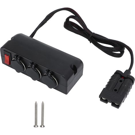 Adaptateur de chargeur de voiture 50 A 600 V pour connecteur Anderson, alimentation de batterie à 3 phases, compatible avec voiture, bateau et camping-car. (1/5)