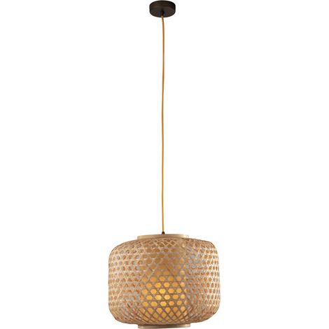 "Lampadario a sospensione ZEN in bambù naturale 40 cm." (1/2)
