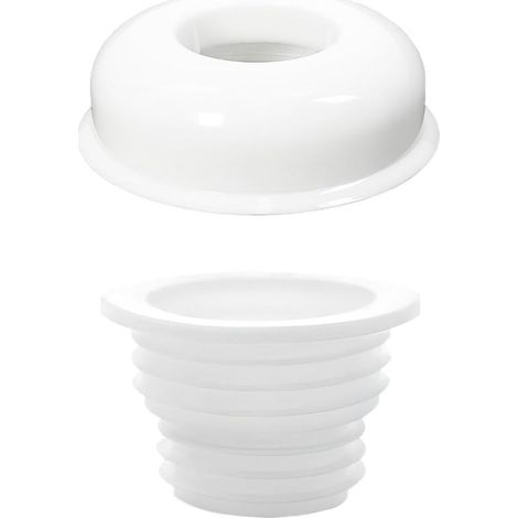 Joint d'étanchéité pour tuyau de vidange, bouchon d'étanchéité en TPR, joint pour tuyau d'égout, convient pour une utilisation avec un tuyau de descente de 50 mm (1/5)