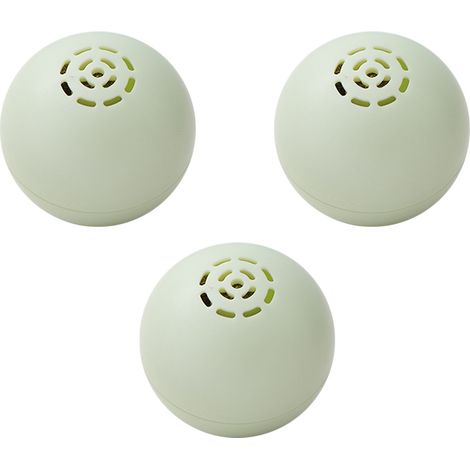 3 balles interactives pour chat, sons d'animaux simulés, herbe à chat intégrable, piles remplaçables, jeu intérieur (1/5)