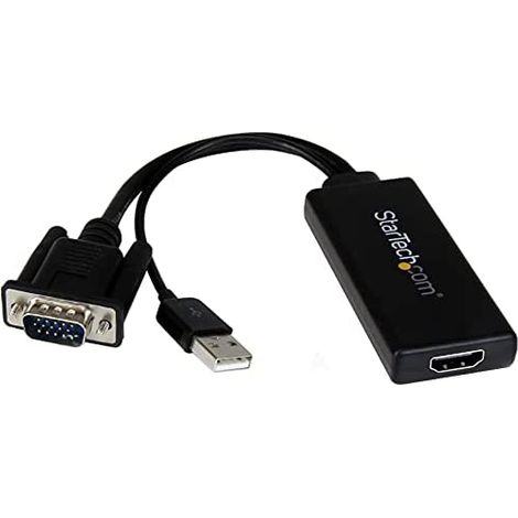 StarTech.com VGA2HDU cavo e adattatore video Nero (1/5)