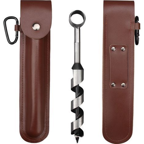 Wooden auger drill bit, outdoor survival tool for bushcraft, camping, and a perfect addition to gear packs (1/5)