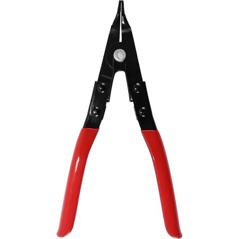 Pince à circlips coudée pour démontage et installation de leviers de vitesse, freins, transmissions, pédales, embrayages (1/5)