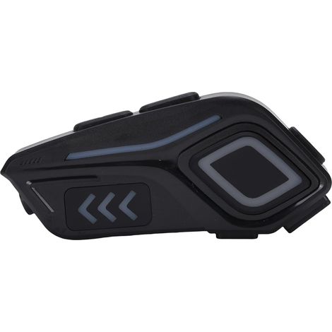 Haut-parleurs de Casque de Moto, Casque D'interphone de Casque avec Lampe de Poche LED, Lumières éblouissantes, Microphone D'annulation du Bruit, Réponse Automatique, IPX8 Proof (1/5)