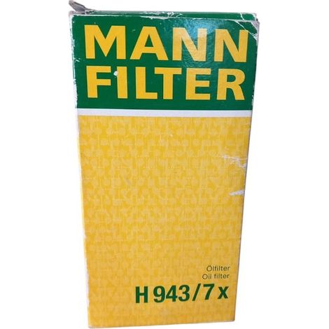 Filtro olio motore marca man filter codice filtro h 943/7 x