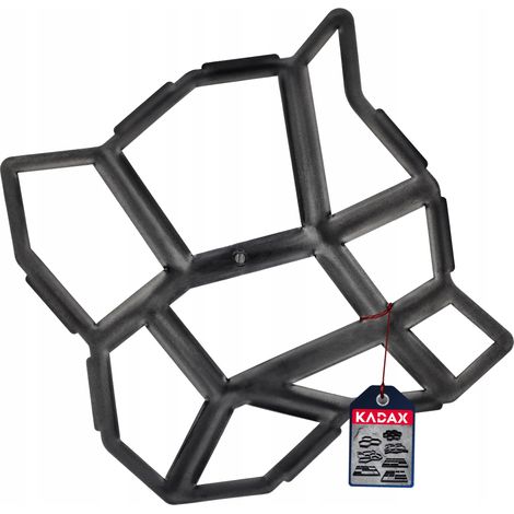 KADAX Pflastersteinform aus Kunststoff, Gehweg Form, 42 x 42 x 4 cm