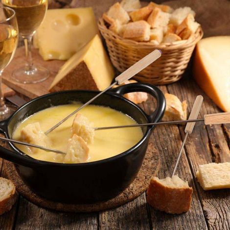 Fourchette À Fondue - Acier Inoxydable - Poignée En Bois - 24 Cm - Lot De 12 (1/5)