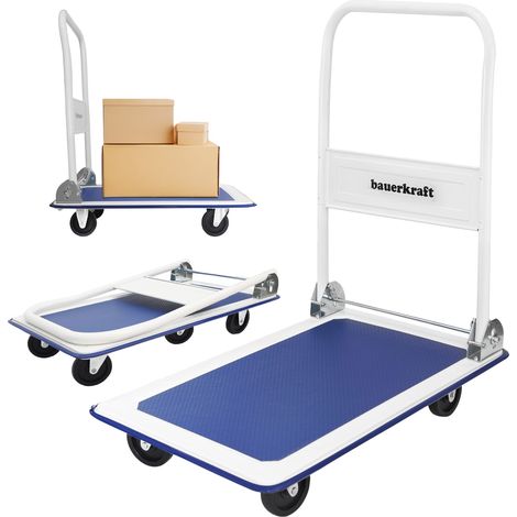 Klappbarer, manueller Lagertransportwagen mit Plattform, 150 kg
