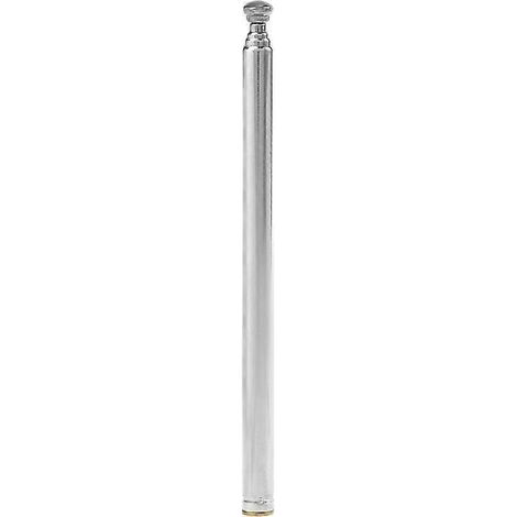 5-teilige 80-mm-Teleskopantenne aus Edelstahl für AM/FM-Radio und Fernsehen