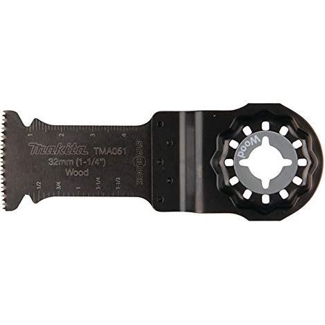 5 Lames plongeantes HCS Bois coupe précision TMA051 STARLOCK 32x50mm MAKITA B-64858-5