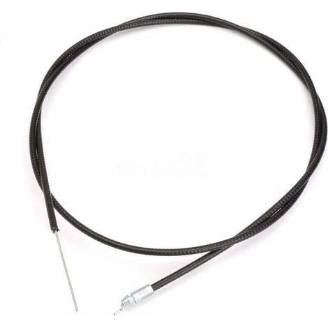Cable de acelerador y palanca de estrangulación de 142 cm/56 pulgadas para cortacésped, manija de control del cable de acelerador y palanca de estrangulación para desbrozadora de césped. (1/2)