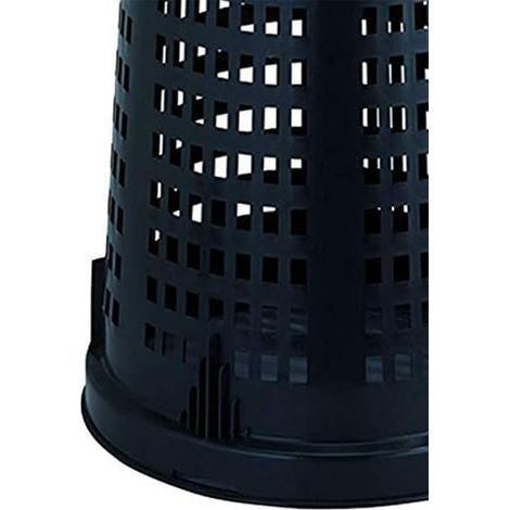 Pattumiera per raccolta Differenziata bidone Trespolo con anello porta sacchetto fondo nero con coperchio da pub bar hotel - colorigenerali: VERDE (1/4)