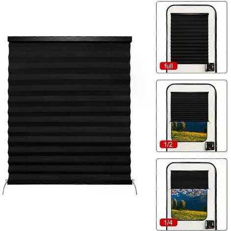 Stück Sonnenschutz-Sichtschutzvorhang für Wohnmobil-Eingangstürfenster, Sonnenschutzvorhang, Sichtschutz-Fensterabdeckung für Wohnmobile (1/4)