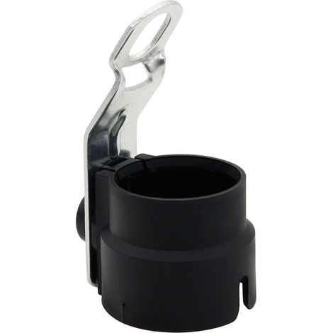 TM5024 Support pour prise de remorque, support de fiche de remorque rotatif, en plastique, avec plaque de montage en métal, noir (1/5)