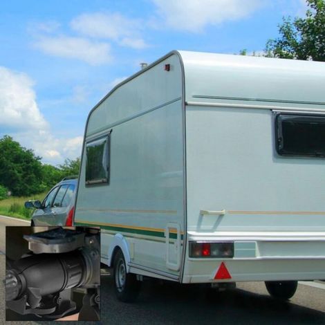 Adaptateur prise remorque - - 13→7 Broches - Nylon & laiton - Étanchéité parfaite - 12V, voiture/caravane (1/5)