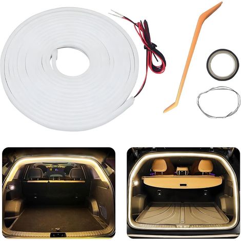 Kofferraum LED Lichtstreifen 4M, Dynamischer Lichtfluss, Warmweiß (1/5)