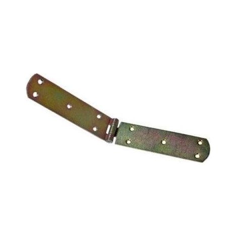 Domax Charnière élégante dorée 38x250 mm acier