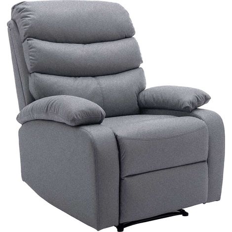 Sillon Reclinable Manual Miami 1 Plaza Gris (1/5)