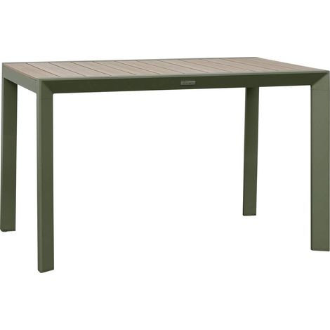 Tavolo da giardino a 4 posti in lino beige evasion laurel - Hespéride