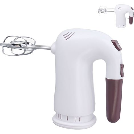 Batteur à œufs électrique portatif de 500 W avec cinq vitesses réglables, fonction turbo, batteur pour crèmes et pâtisseries, batteur automatique, norme européenne 220 V (1/5)