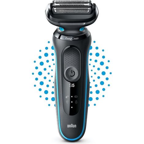 Braun 51-M1000s 51-M1000s Rasoio elettrico a lamine Nero-Blu