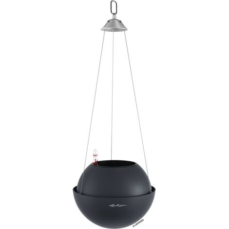 Jardinière suspendue BOLA Color 23 ALL-IN-ONE Ardoise LECHUZA (1/5)
