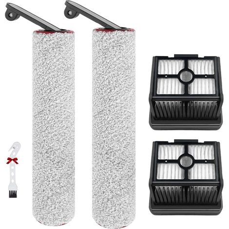 Zubehör für Dreame H12 Pro / H12 Dual / G10 Pro Ersatzteile für Nass- und Trockensauger, 2 rotierende Bürsten + 2 HEPA-Filter + 1 Bürste (1/5)