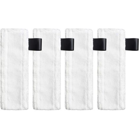 4 chiffons de nettoyage de rechange pour nettoyeurs vapeur Karcher EasyFix SC2, SC3, SC4, SC5