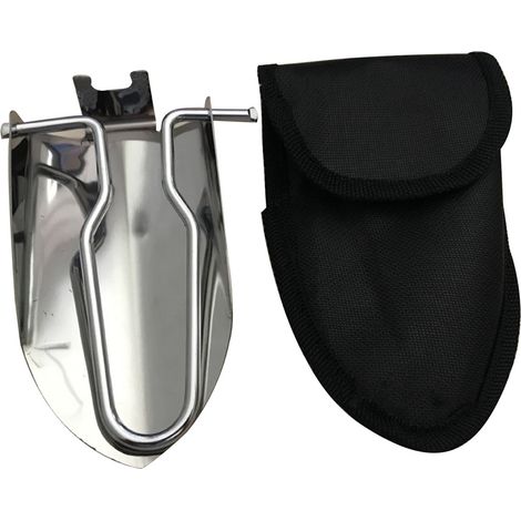 Pelle de Jardin Pliable en Acier Inoxydable pour Randonnée et Camping (1/5)