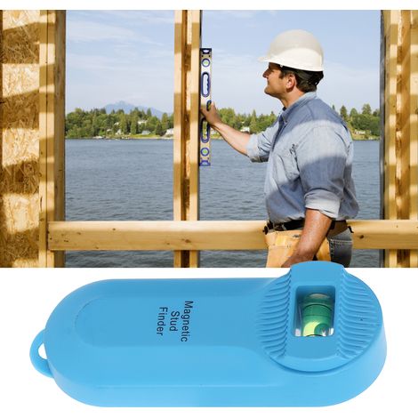 Détecteur de montants magnétique portable avec niveau à bulle 10 x 3,7 x 2 cm (1/5)