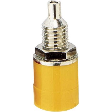 Douille banane Ø de la broche: 4 mm BKL Electronic 072308 jaune 1 pc(s) (1/3)