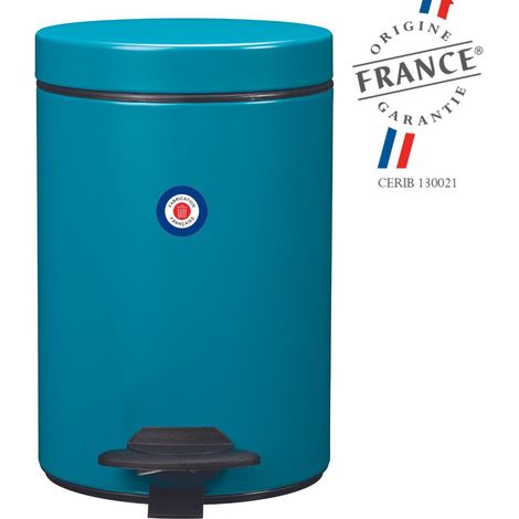 Poubelle de salle de bains à pédale 3L Fabriqué en France - CYJEU ROSSIGNOL