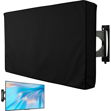 Funda para TV de 40 a 42 pulgadas, revestimiento Oxford 210D, resistente, universal, impermeable, para exteriores.