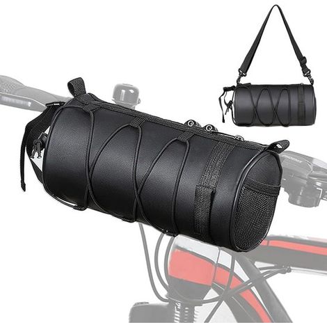 Borsa per bicicletta, borsa da manubrio, borsa da telaio, tracolla, borsa impermeabile, MTB, bici da strada, accessori per bicicletta, borsa portaoggetti, borsa a tracolla, 23,5 x 11 (1/5)