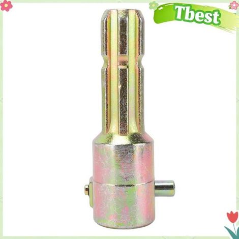 Adaptateur d'extension de prise de force pour tracteur, 6 cannelures, 1-3/8 pouces, femelle mâle, 70 chevaux, connexion rapide, (1/4)