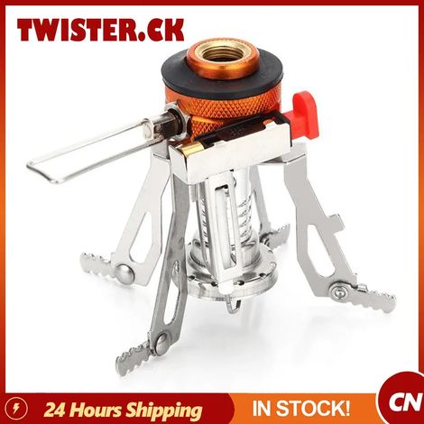 Réchaud de cuisine portable mini extérieur, réchaud à gaz pour camping et randonnée, brûleur pour la cuisson en pique-nique, réchauds à gaz séparés, brûleurs de cuisinière, réchauds de cuisine portabl (1/4)