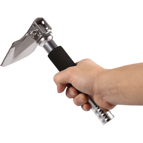1 Pièce Pelle Pliante Multifonction Militaire pour Jardin Camping Randonnée Outil de Survie (1/5)